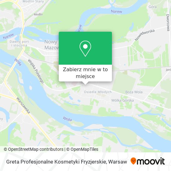 Mapa Greta Profesjonalne Kosmetyki Fryzjerskie