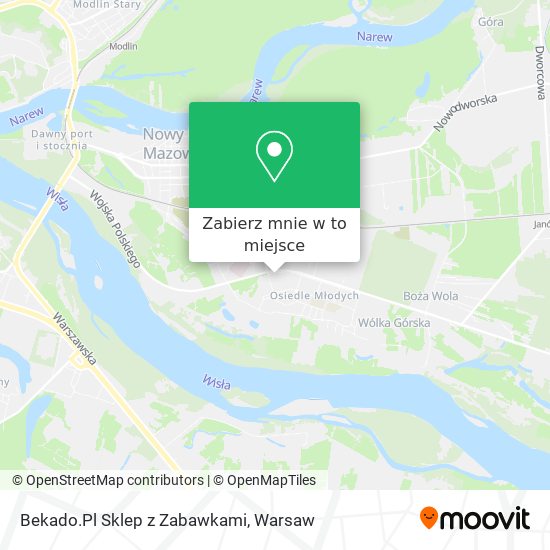 Mapa Bekado.Pl Sklep z Zabawkami