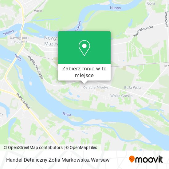 Mapa Handel Detaliczny Zofia Markowska