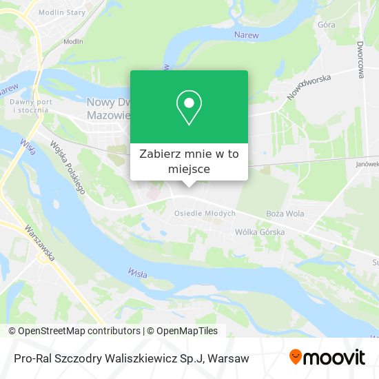 Mapa Pro-Ral Szczodry Waliszkiewicz Sp.J