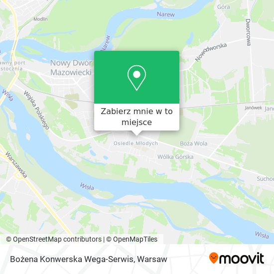 Mapa Bożena Konwerska Wega-Serwis