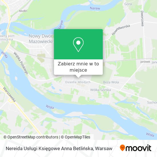 Mapa Nereida Usługi Księgowe Anna Betlińska