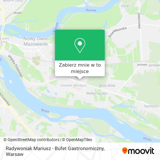 Mapa Radywoniak Mariusz - Bufet Gastronomiczny