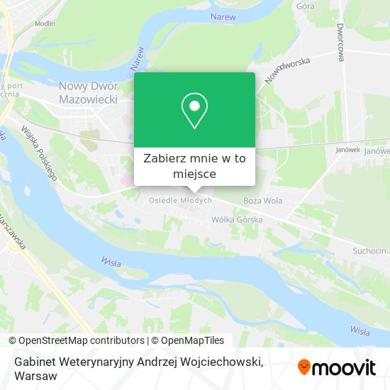 Mapa Gabinet Weterynaryjny Andrzej Wojciechowski