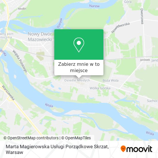 Mapa Marta Magierowska Usługi Porządkowe Skrzat