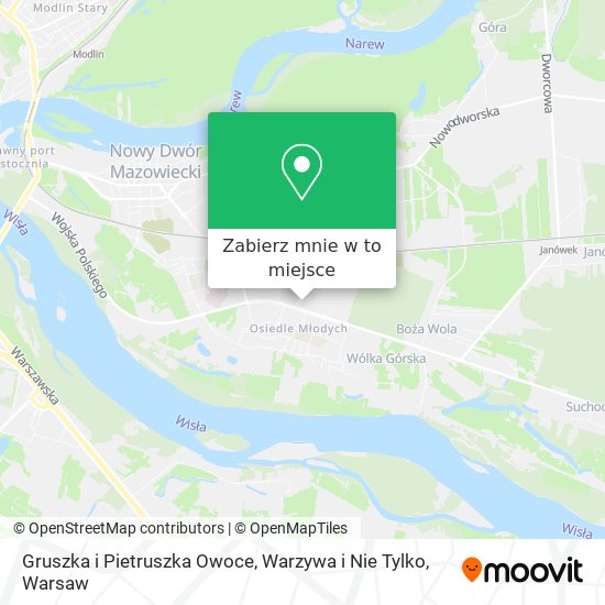 Mapa Gruszka i Pietruszka Owoce, Warzywa i Nie Tylko