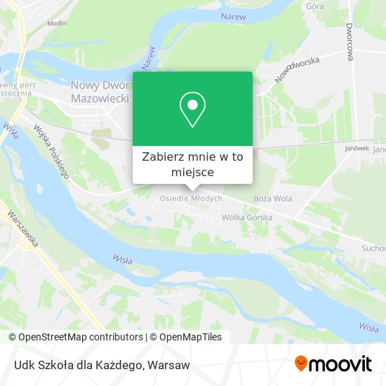 Mapa Udk Szkoła dla Każdego