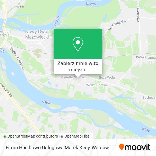 Mapa Firma Handlowo Usługowa Marek Kęsy