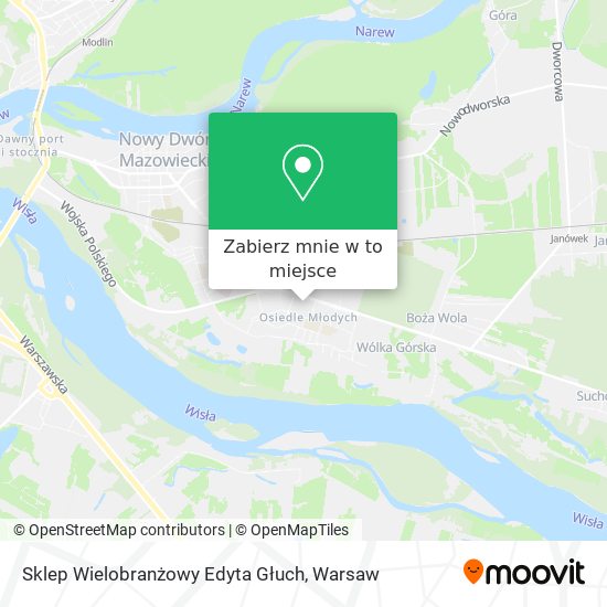 Mapa Sklep Wielobranżowy Edyta Głuch