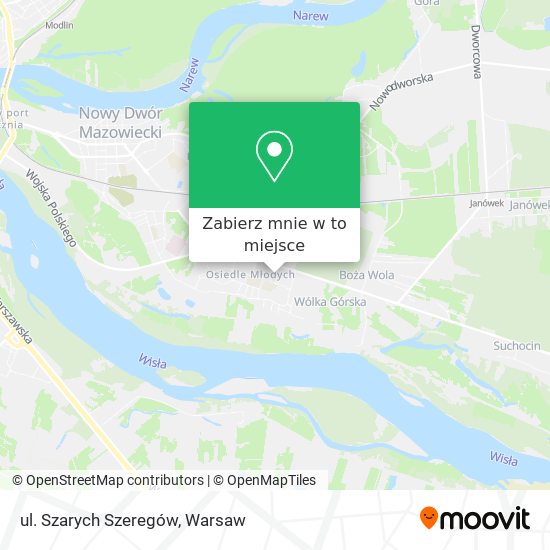 Mapa ul. Szarych Szeregów