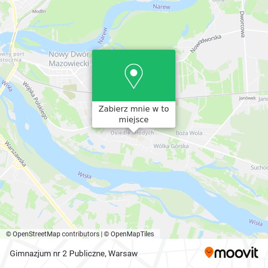 Mapa Gimnazjum nr 2 Publiczne