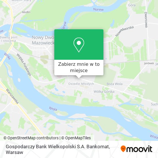 Mapa Gospodarczy Bank Wielkopolski S.A. Bankomat