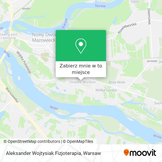 Mapa Aleksander Wojtysiak Fizjoterapia