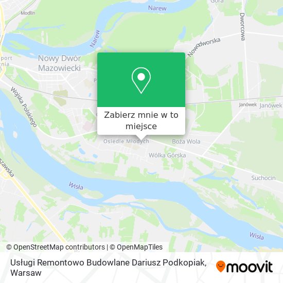 Mapa Usługi Remontowo Budowlane Dariusz Podkopiak