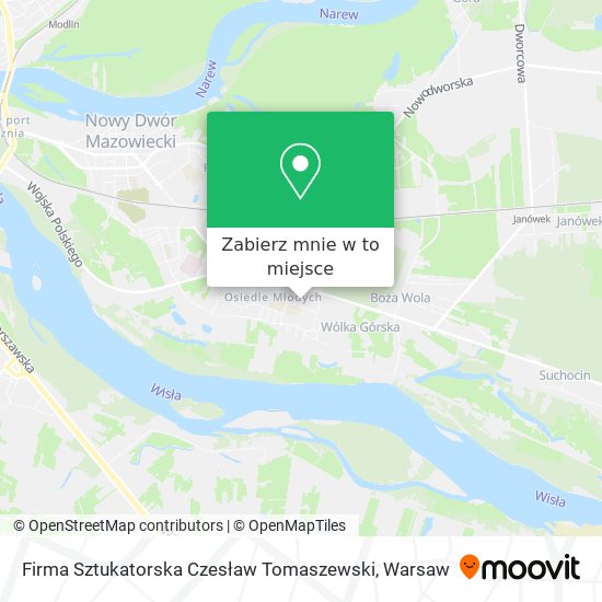 Mapa Firma Sztukatorska Czesław Tomaszewski