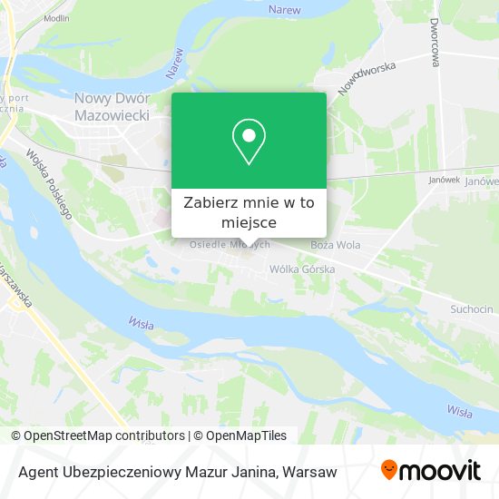 Mapa Agent Ubezpieczeniowy Mazur Janina