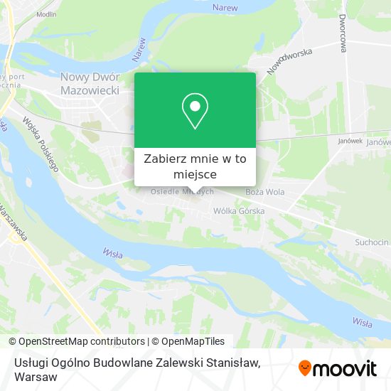 Mapa Usługi Ogólno Budowlane Zalewski Stanisław