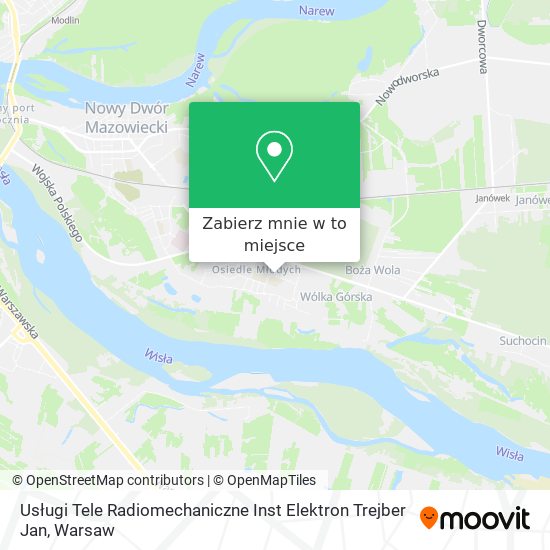 Mapa Usługi Tele Radiomechaniczne Inst Elektron Trejber Jan