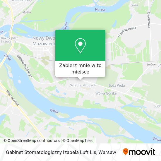 Mapa Gabinet Stomatologiczny Izabela Luft Lis