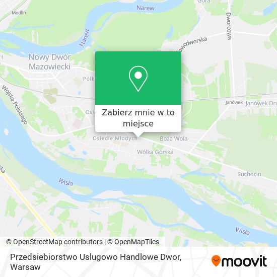 Mapa Przedsiebiorstwo Uslugowo Handlowe Dwor