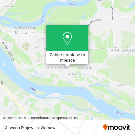 Mapa Akwaria Słojewski