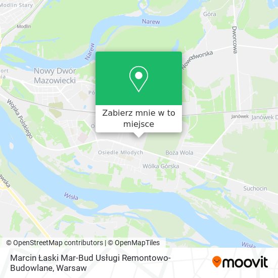 Mapa Marcin Łaski Mar-Bud Usługi Remontowo-Budowlane