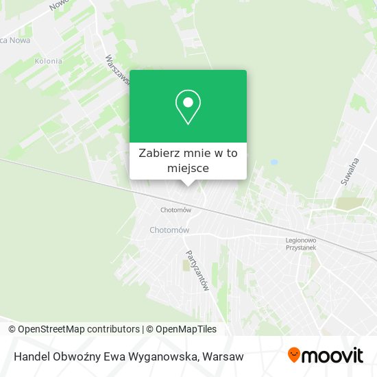 Mapa Handel Obwoźny Ewa Wyganowska