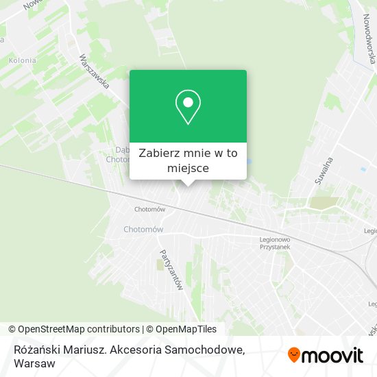 Mapa Różański Mariusz. Akcesoria Samochodowe