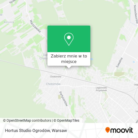 Mapa Hortus Studio Ogrodów