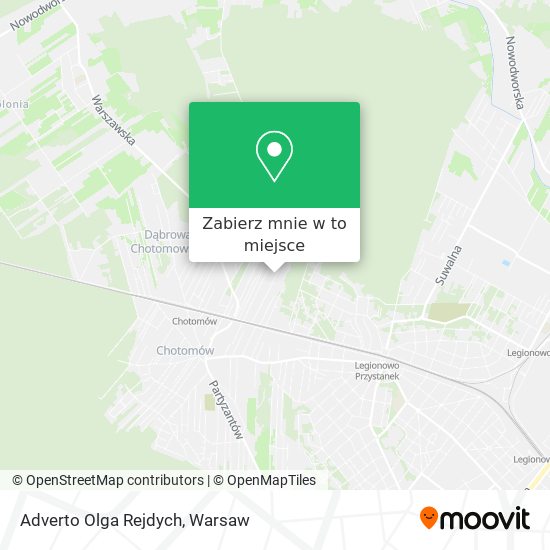 Mapa Adverto Olga Rejdych