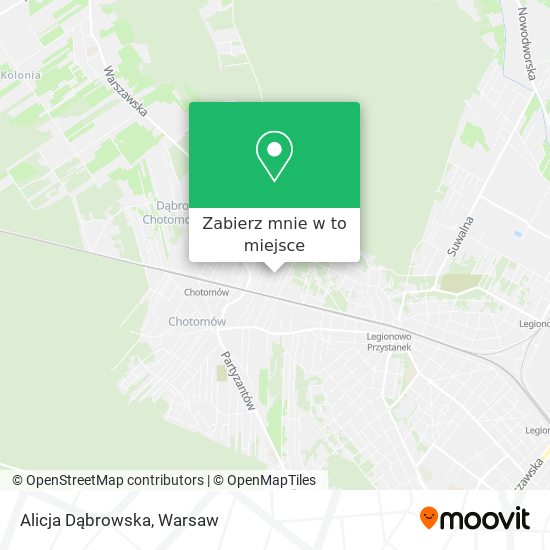 Mapa Alicja Dąbrowska