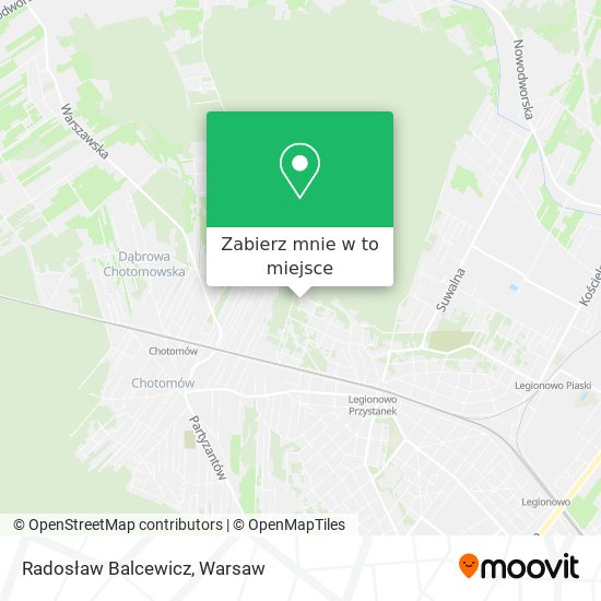 Mapa Radosław Balcewicz