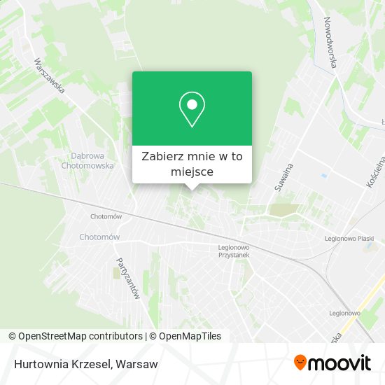 Mapa Hurtownia Krzesel