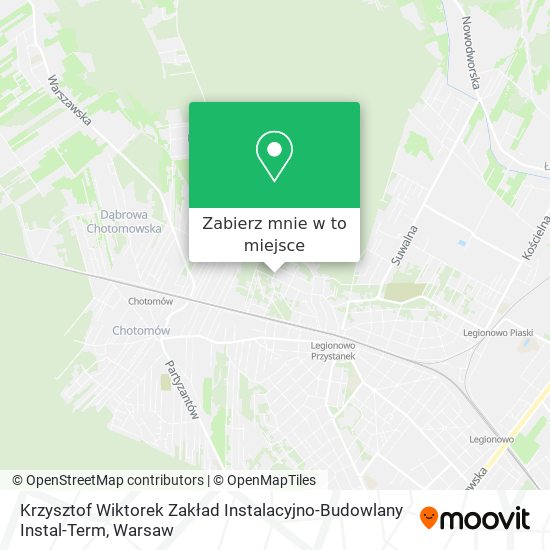 Mapa Krzysztof Wiktorek Zakład Instalacyjno-Budowlany Instal-Term