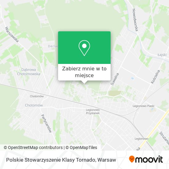 Mapa Polskie Stowarzyszenie Klasy Tornado