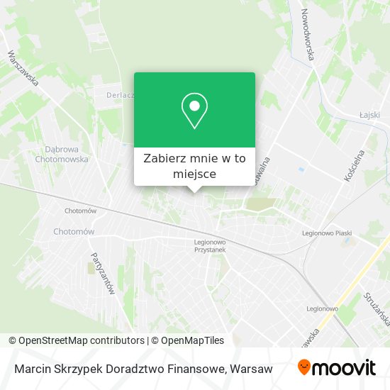 Mapa Marcin Skrzypek Doradztwo Finansowe