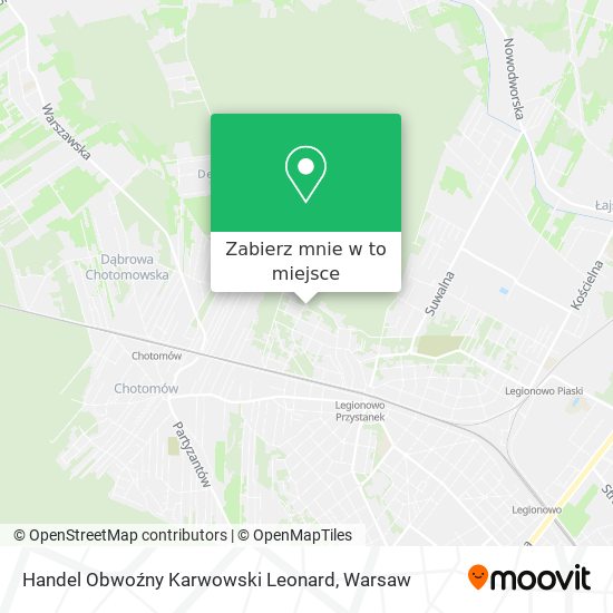 Mapa Handel Obwoźny Karwowski Leonard