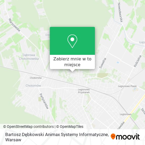 Mapa Bartosz Dębkowski Animax Systemy Informatyczne