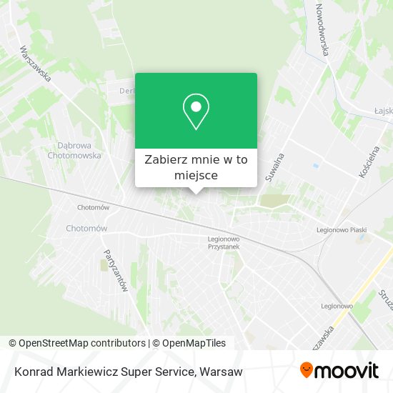 Mapa Konrad Markiewicz Super Service