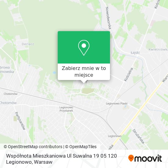 Mapa Współnota Mieszkaniowa Ul Suwalna 19 05 120 Legionowo