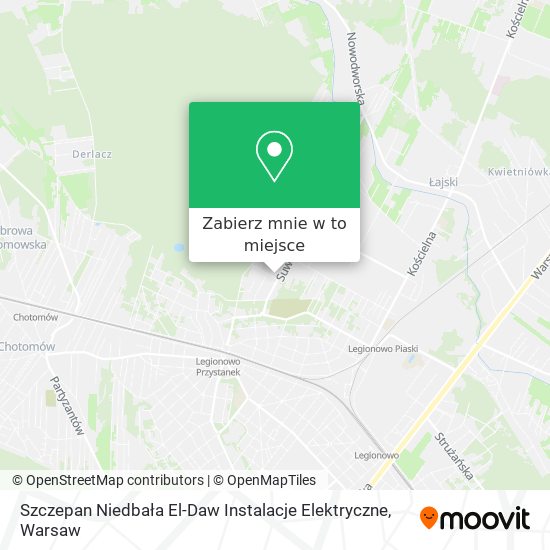 Mapa Szczepan Niedbała El-Daw Instalacje Elektryczne