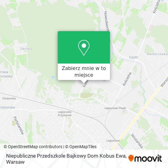 Mapa Niepubliczne Przedszkole Bajkowy Dom Kobus Ewa