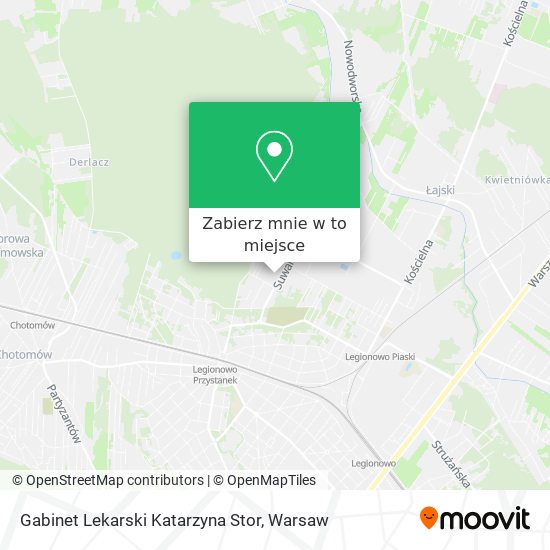 Mapa Gabinet Lekarski Katarzyna Stor