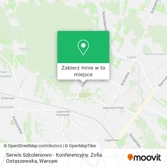 Mapa Serwis Szkoleniowo - Konferencyjny. Zofia Ostaszewska