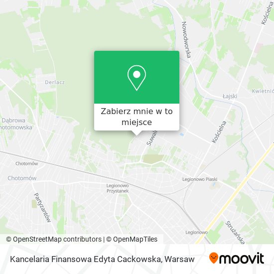 Mapa Kancelaria Finansowa Edyta Cackowska