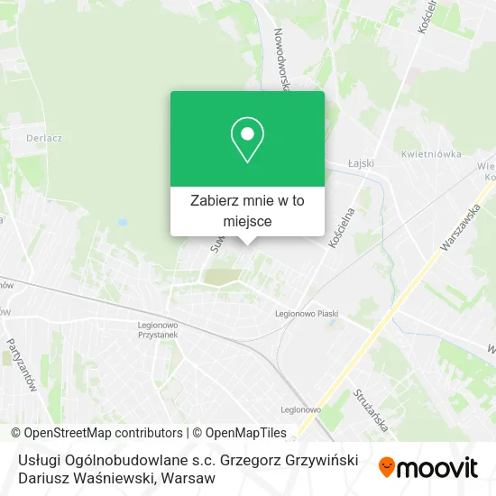 Mapa Usługi Ogólnobudowlane s.c. Grzegorz Grzywiński Dariusz Waśniewski