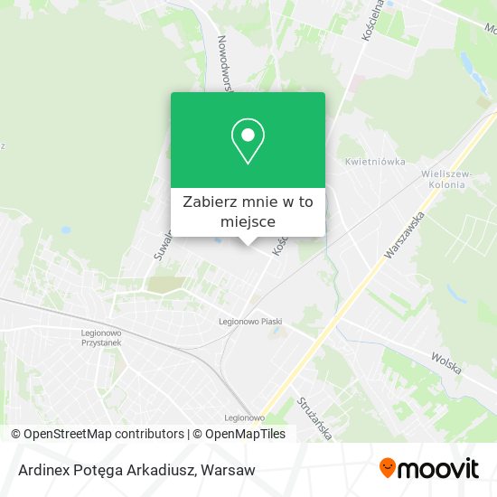 Mapa Ardinex Potęga Arkadiusz