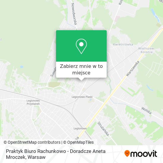 Mapa Praktyk Biuro Rachunkowo - Doradcze Aneta Mroczek