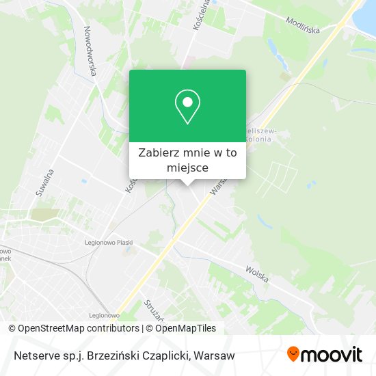 Mapa Netserve sp.j. Brzeziński Czaplicki