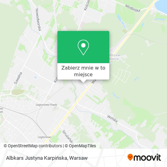 Mapa Albkars Justyna Karpińska